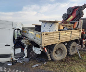 Wypadek na A1 pod Toruniem