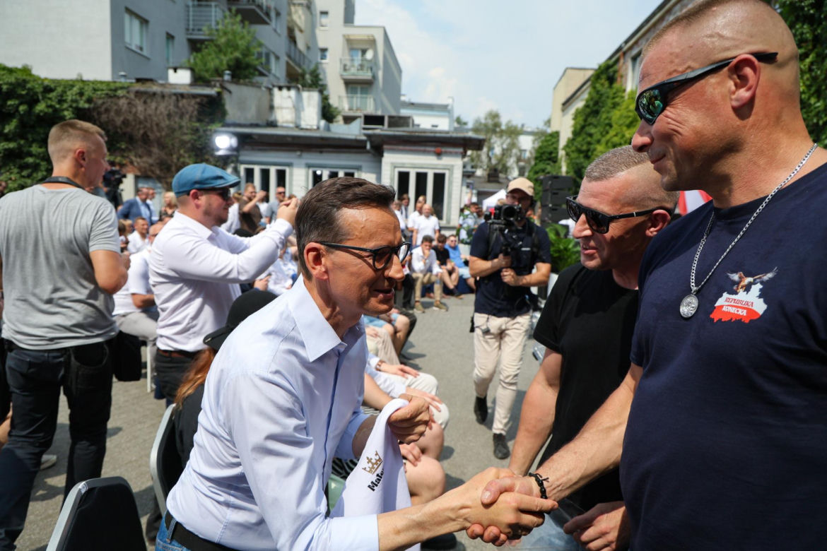 Tak grillował Morawiecki