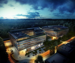 Park Rozwoju autorstwa JEMS Architekci - wizualizacja nocna