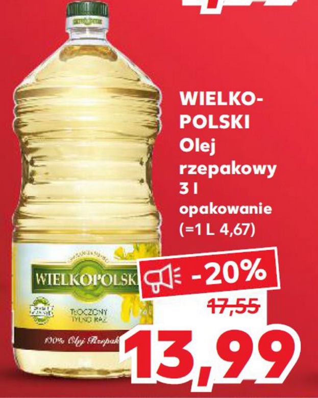 Kaufland -wielkie promocje! Supercena oleju!