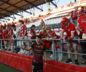Widzew Łódź - Piast Gliwice: Zdjęcia kibiców i zawodników z meczu 34. kolejki PKO BP Ekstraklasy