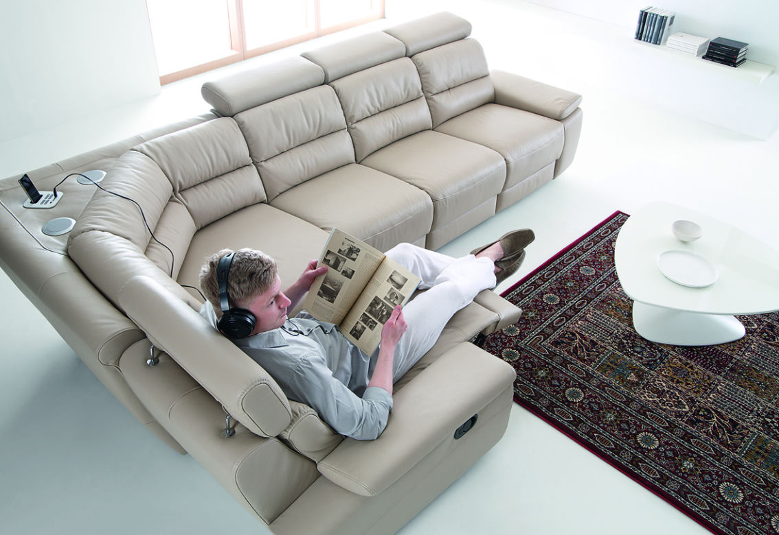 Narożnik Stella Gala Collezione z panelem audio