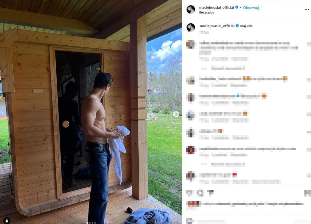 Maciej Musiał przypakował