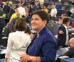 Szydło szpanuje w europarlamencie