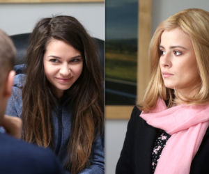 M jak miłość odcinek 1371, Paweł (Rafał Mroczek), Kalina (Karolina Sawka), Katia (Joanna Jarmołowicz)