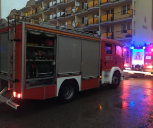Burze w Podlaskiem. Zalane ulice, posesje, piwnice. Strażacy liczą straty