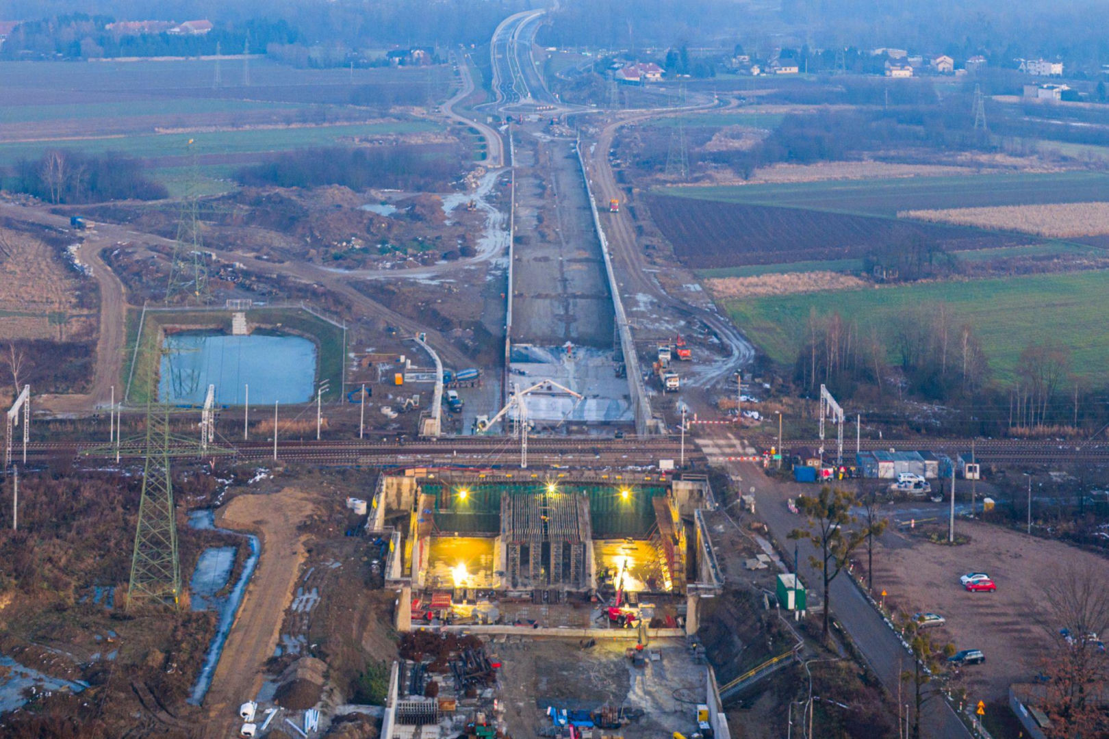 Obwodnica Oświęcimia w budowie