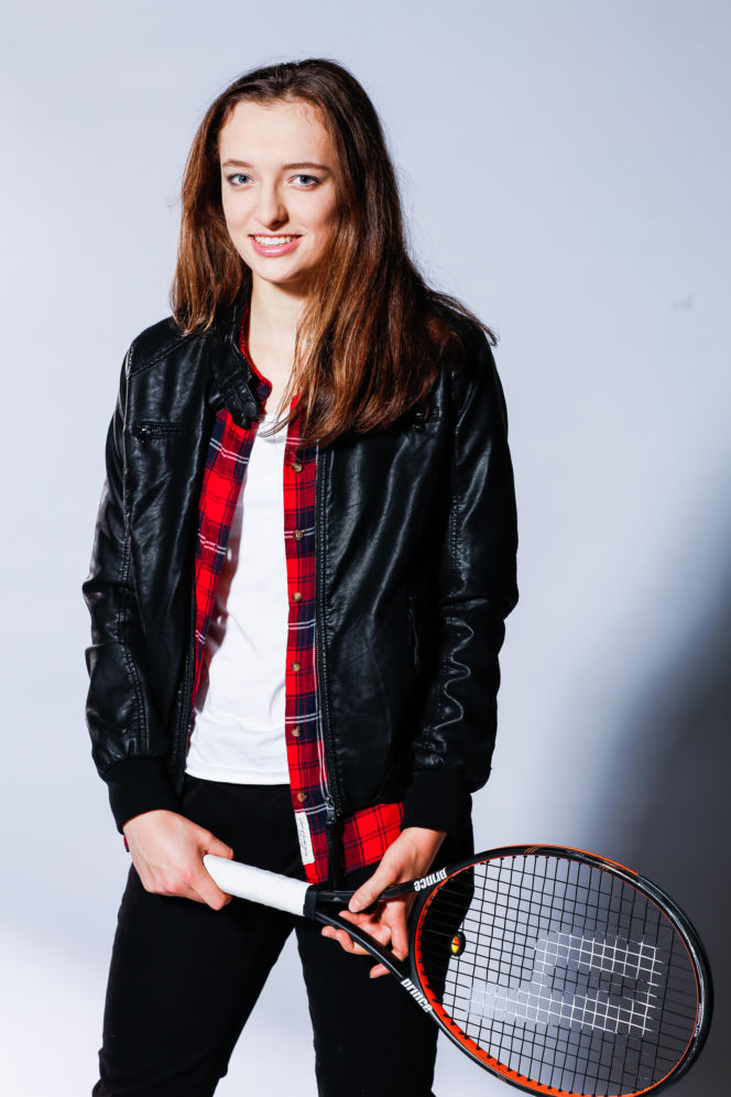 Iga Świątek jako 15-latka