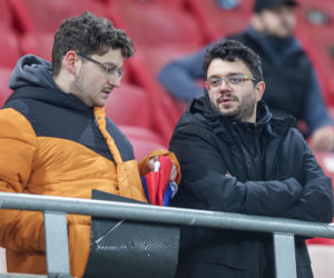 Kibice na meczu Piast Gliwice - Legia Warszawa