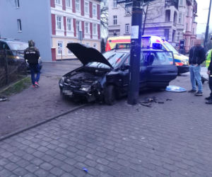 Wypadek na Jagiellońskiej w Bydgoszczy. Kobieta trafiła do szpitala 