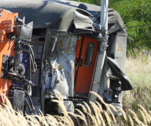 Wstrząsające zdjęcia z katastrofy kolejowej na Mazowszu