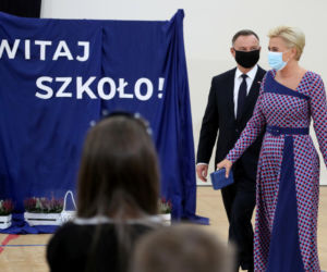 Para prezydencka na rozpoczęciu roku szkolnego