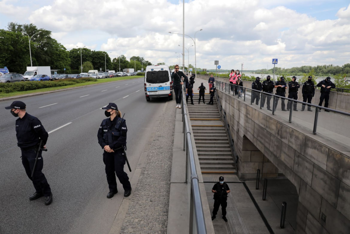 Aktywiści zablokowali Wisłostradę