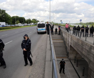 Aktywiści zablokowali Wisłostradę