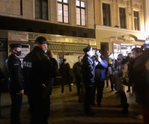 Protest i spisywanie w Toruniu