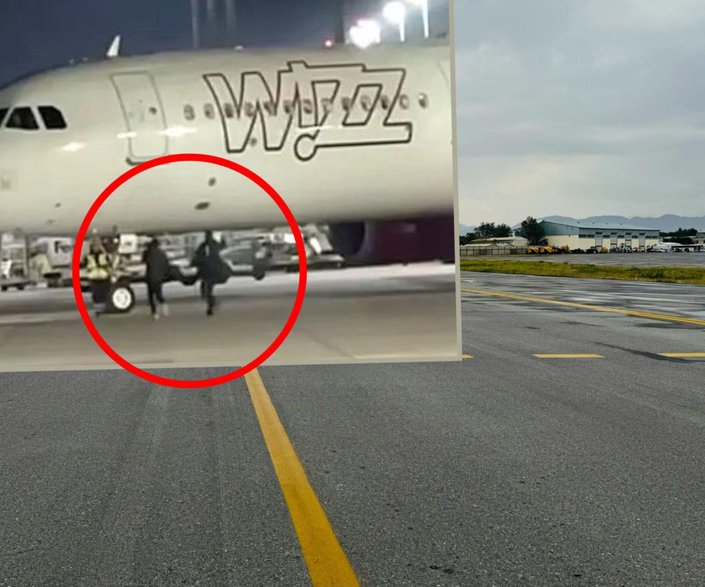 Niewiarygodne sceny na płycie lotniska. Spóźnieni pasażerowie gonili samolot