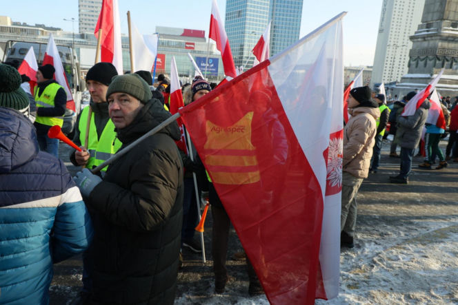 Protest rolników w Warszawie (9.01.2026)