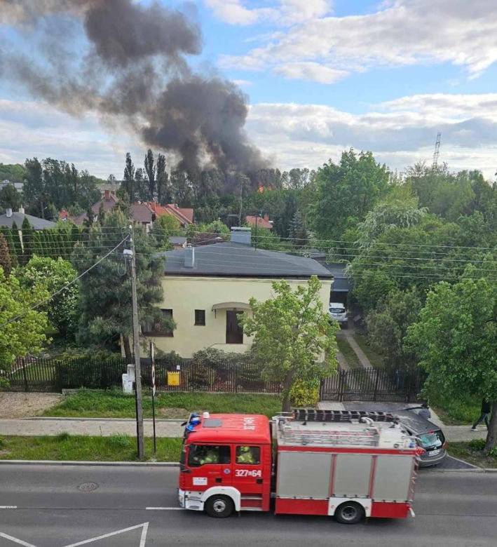 Pożar przy Starorudzkiej