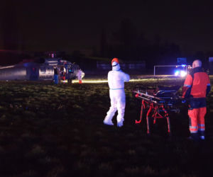 Black Hawk w Radomiu. Śmigłowiec transportował zakażoną pielęgniarkę