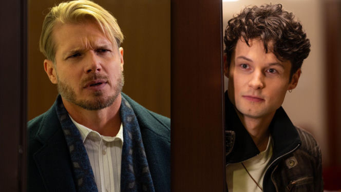 Na dobre i na złe odc. 989. Maks Beger (Tomasz Ciachorowski), Kamil Zawada (Jakub Łopatka)