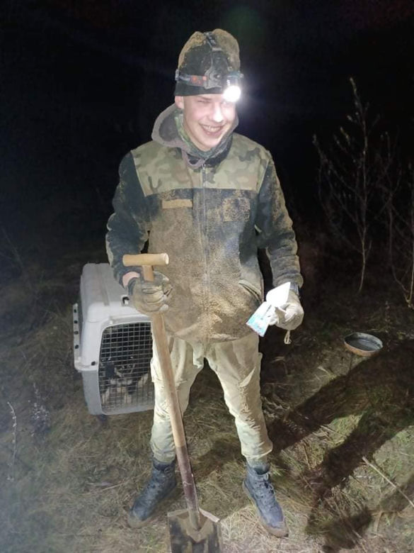 Raciąż. Szczeniaki uwięzione pod ziemią. Ratującym je ludziom groziło wielkie niebezpieczeństwo! [WIDEO, ZDJĘCIA]