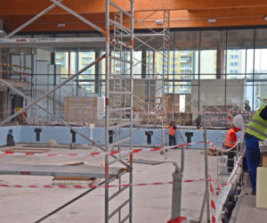 Budowa pływalni przy SP51 - kwiecień 2021