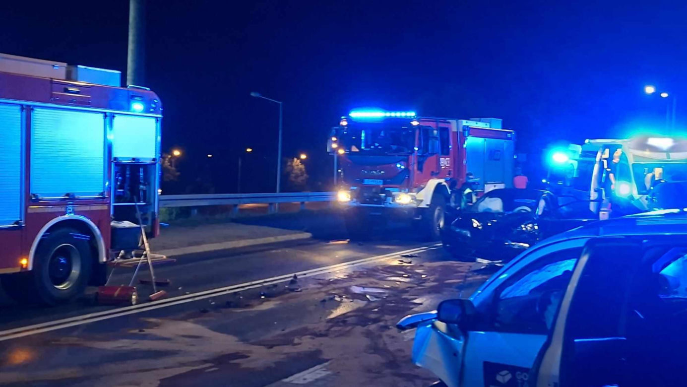 29.07.25 Starachowice. Wypadek na wiadukcie