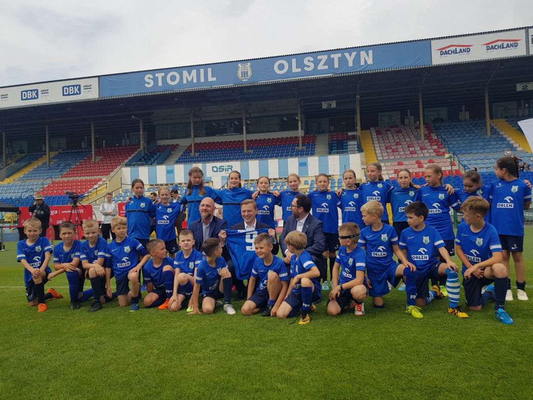 Energa z Grupy Orlen sponsorem Stomilu Olsztyn. Daniel Obajtek: „Będziecie mieli zespół w Ekstraklasie”