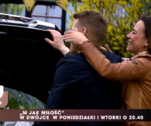 M jak miłość Madzia (Anna Mucha) Paweł (Rafał Mroczek)