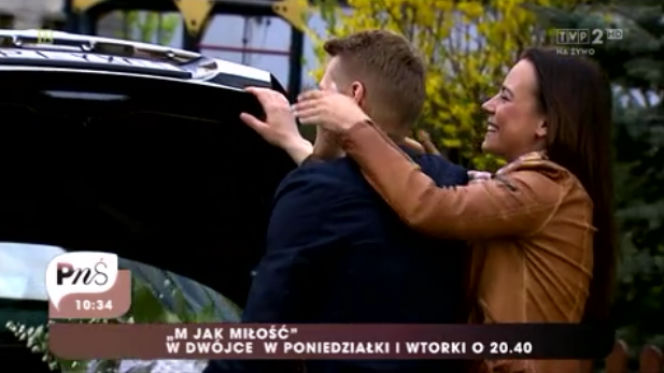 M jak miłość Madzia (Anna Mucha) Paweł (Rafał Mroczek)