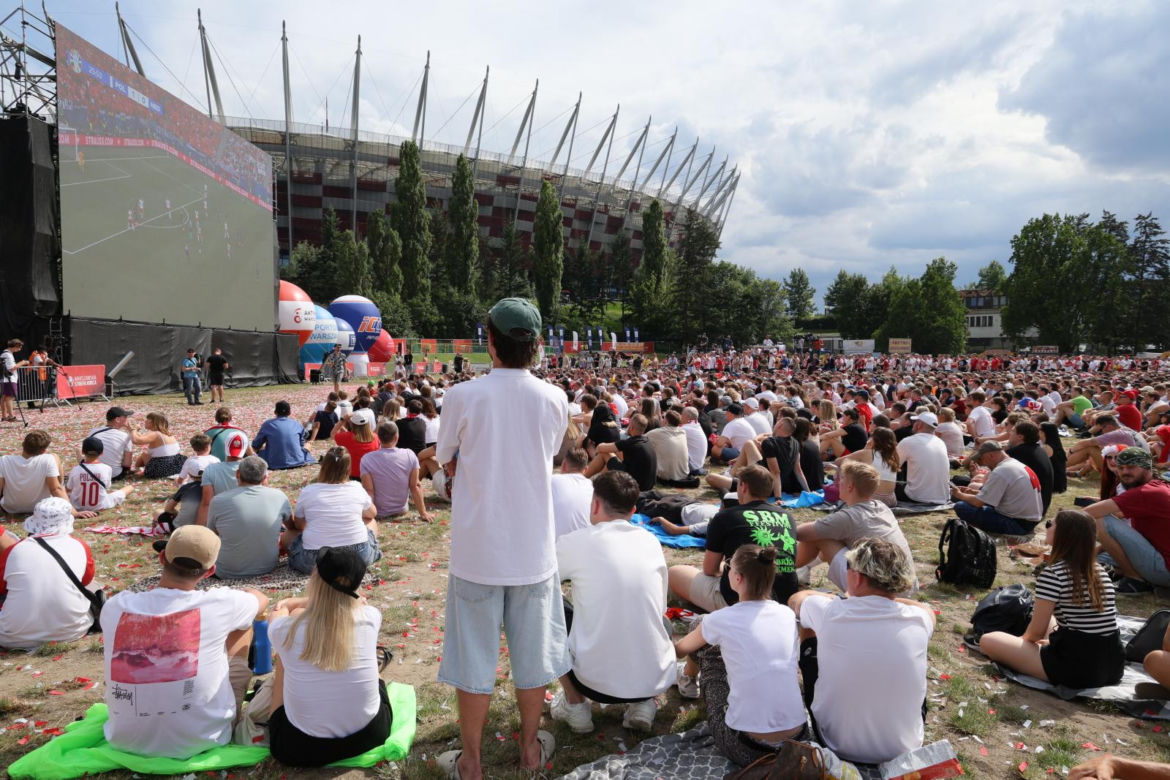 Warszawska Strefa Kibica na Euro 2024 - mecz Polska-Holandia