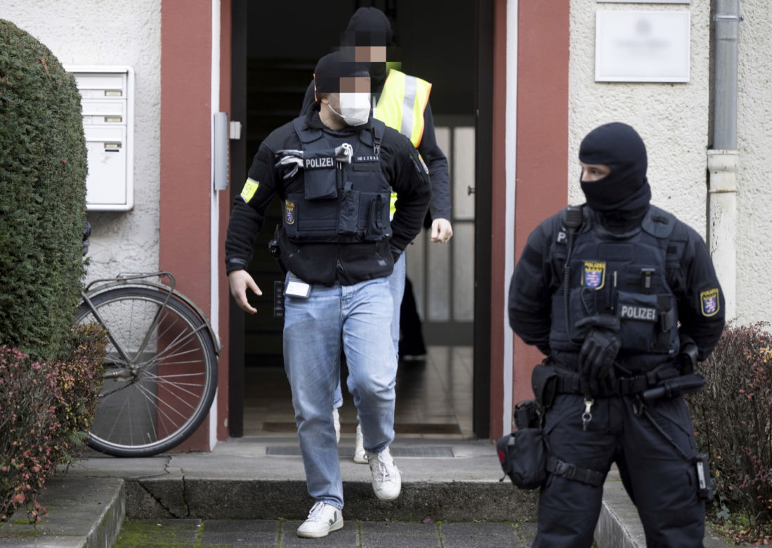Zatrzymanie członków skrajnej prawicy w Niemczech