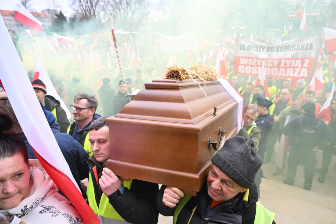 Wrocław. Protest rolników.