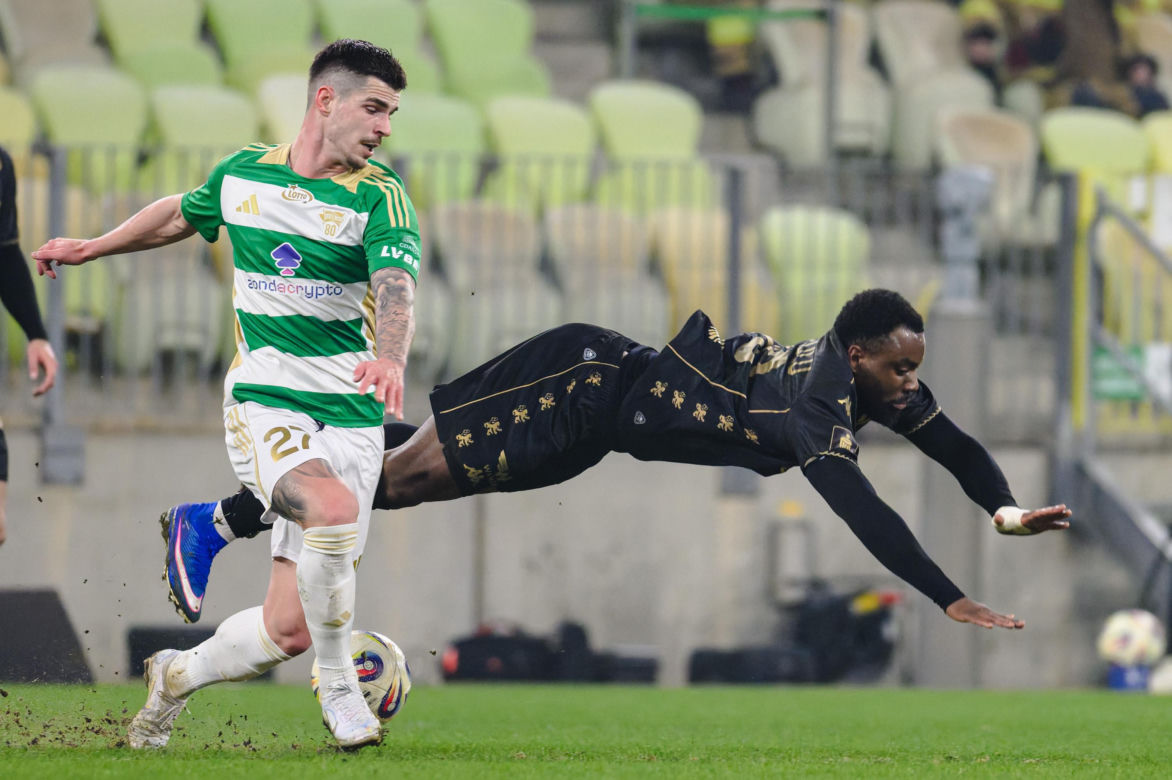 Lechia Gdańsk - Jagiellonia Białystok: Zdjęcia kibiców i zawodników z meczu 24. kolejki PKO BP Ekstraklasy