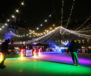 Lodowisko na Rynku Starego Miasta w Warszawie