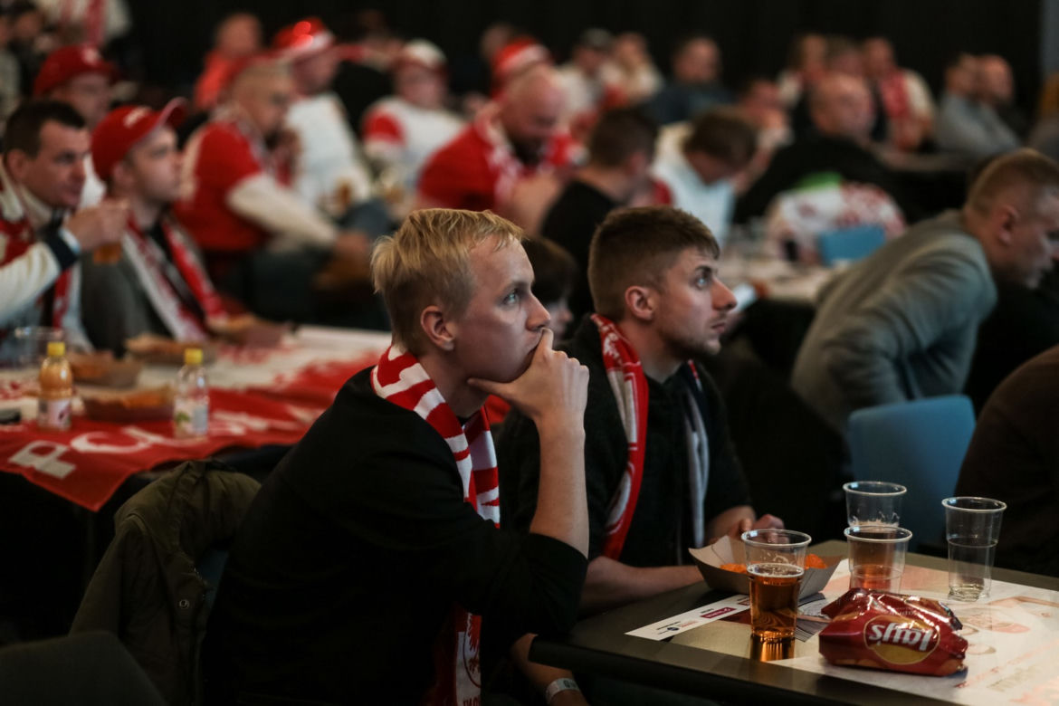 Strefa kibica na Stadionie Śląskim w czasie meczu Polska-Meksyk