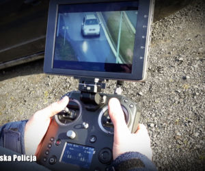 Nowosolscy policjanci polowali z dronem na kierowców