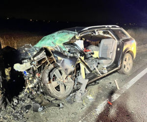 Potworny wypadek! Audi uderzył w drzewo, nie żyje 38-latek