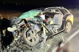 Potworny wypadek! Audi uderzył w drzewo, nie żyje 38-latek