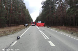 Wypadek: Lipa. Dramat na drodze. Nie żyje kobieta kierująca skuterem