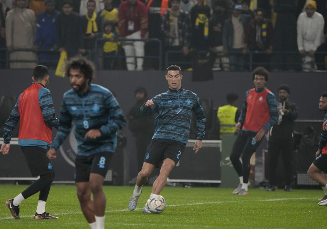 powitanie Cristiano Ronaldo w Al-Nassr