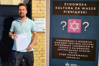 Spór o finanse na kulturę żydowską. Młodzież Wszechpolska żąda wyjaśnień od władz Leszna