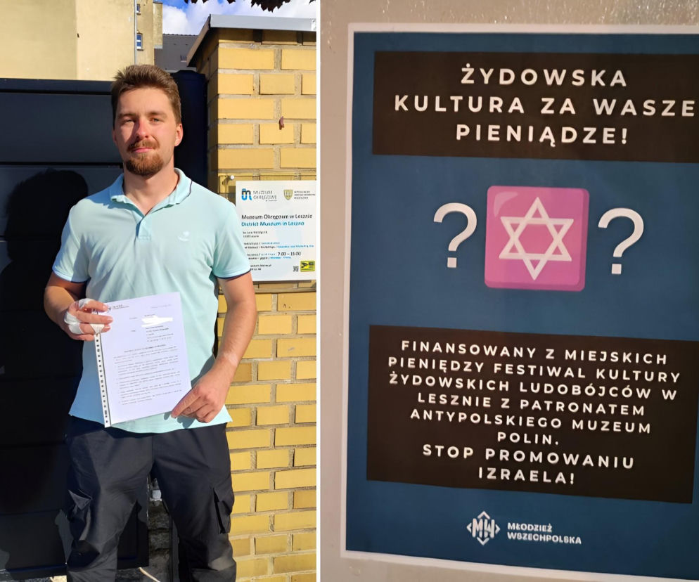 Spór o finanse na kulturę żydowską. Młodzież Wszechpolska żąda wyjaśnień od władz Leszna