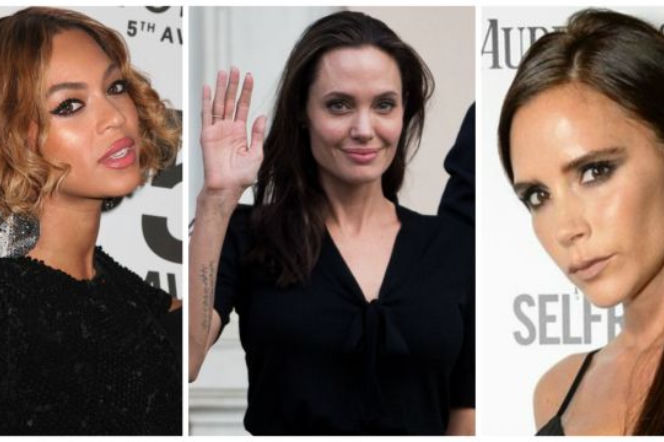 beyonce, angelina jolie, victoria beckham