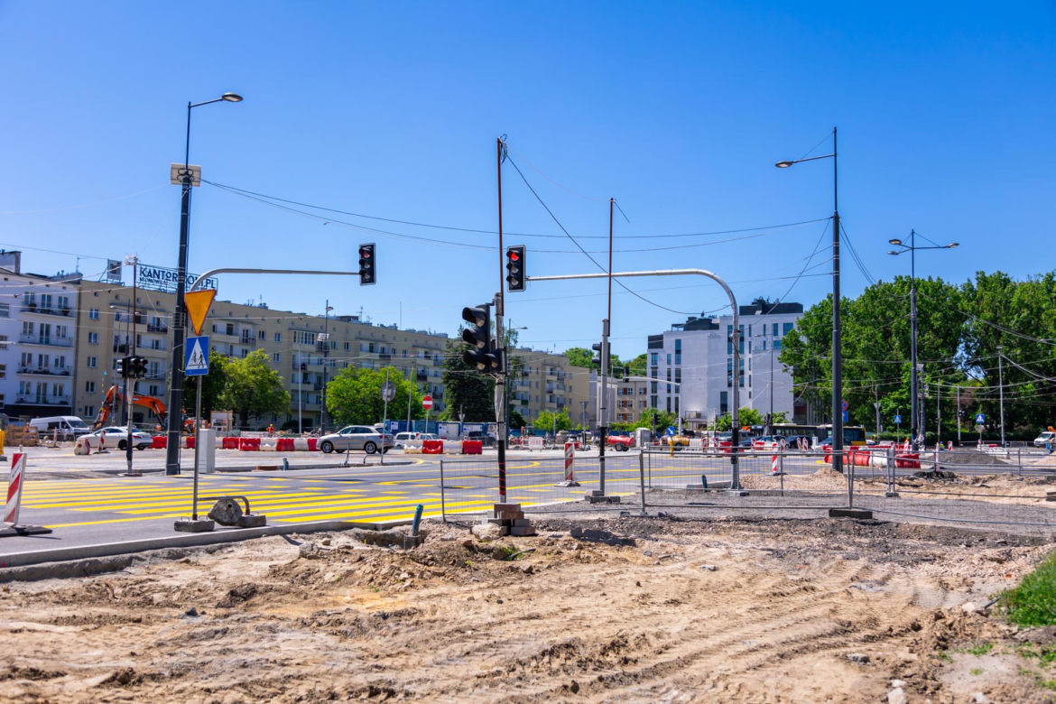 Tramwaj na Gagarina w Warszawie