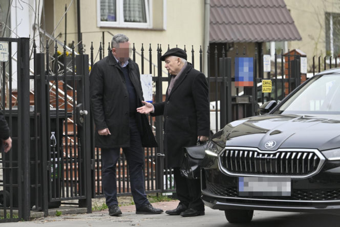 Tak Jarosław Kaczyński spędził Wielką Sobotę