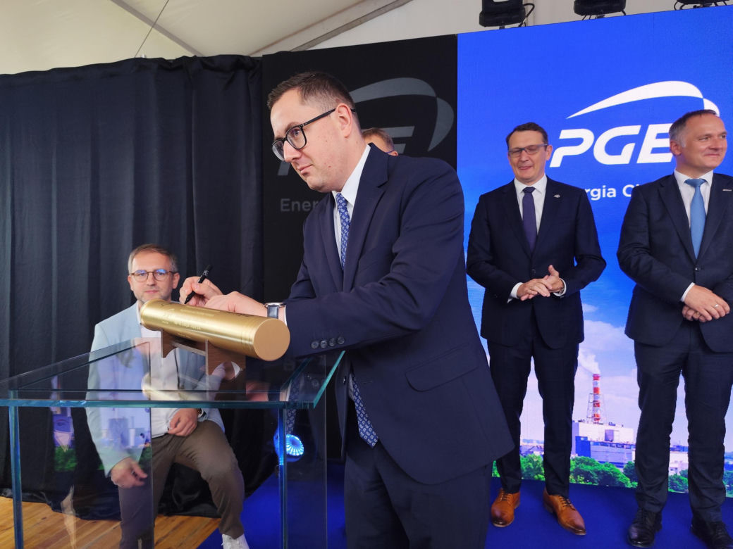 Wmurowanie kamienia węgielnego pod budowę nowego źródła ciepła dla Krakowa
