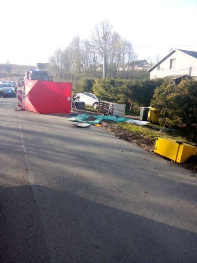 Tragiczny wypadek pod Kościerzyną