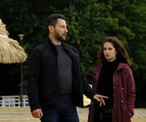 Komisarz Mama 3 odc. 1. Piotr Żeromski (Wojciech Zieliński), Roma (Anna Matysiak)