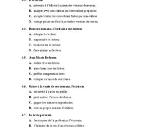 Arkusz francuski podstwowy matura 2014